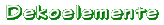 Dekorationselemente
